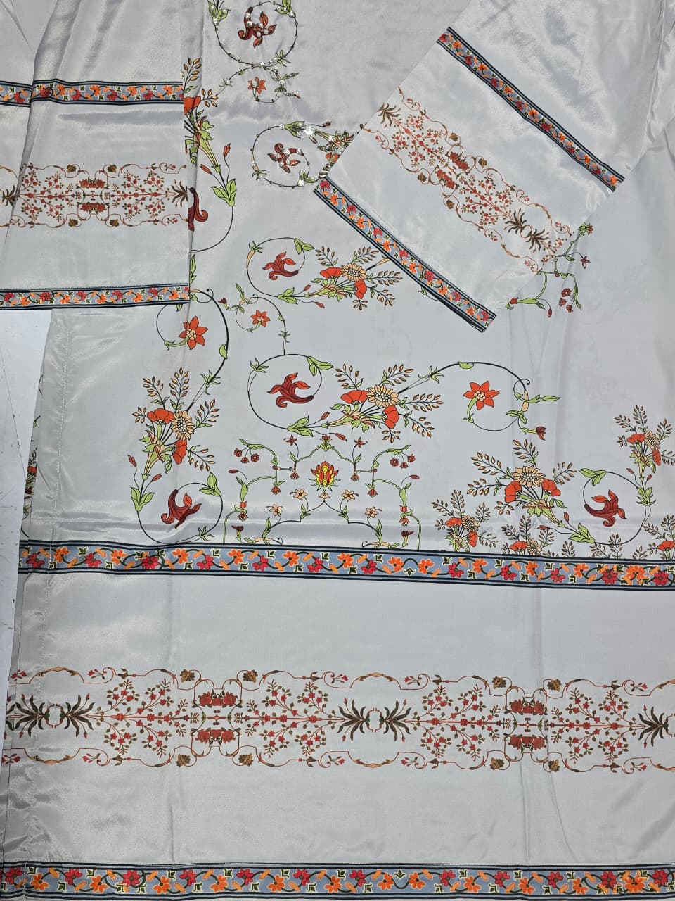 Mehtaab ( 3 Piece Silk Printed Suite )